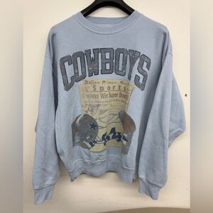 Vintage Dallas Cowboy Crew Neck 1991 Super Bowl